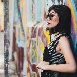 Woman Leaning on Wall